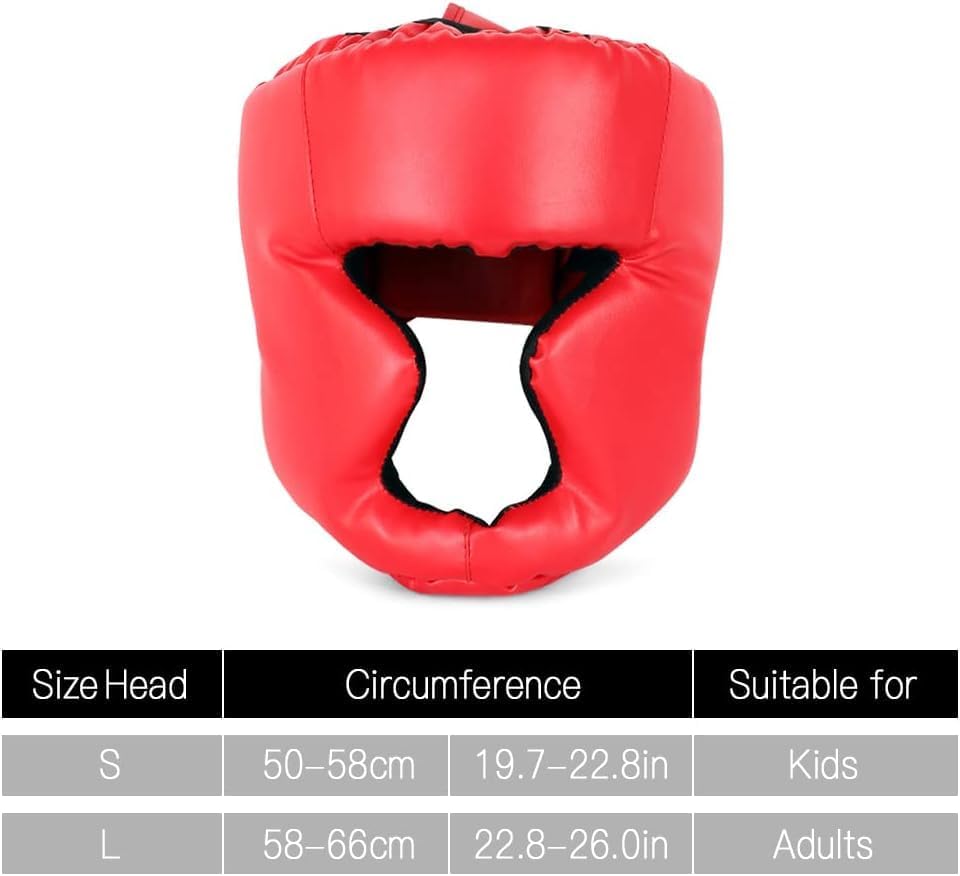 Neelabil Kickboxing Head Gear for Adults/Kids MMA Training soft and comfortable Sparring Martial Arts Boxing Helmet