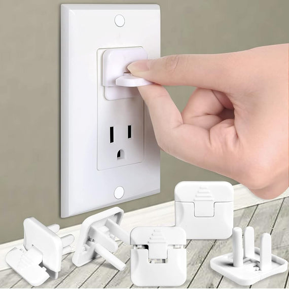 Babepai Outlet Covers 38-Pack White Child Proof Electrical Protector Safety Improved Baby Safety Plug Covers