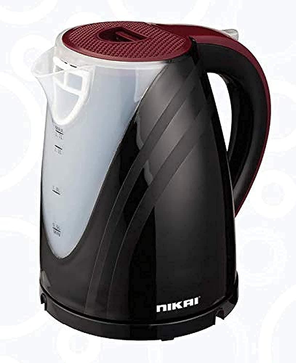 Nikai 1.7 Liter Kettle With Auto Shut Off|2200W|50/60Hz| Model No Nk220AX, min 2 yrs warranty