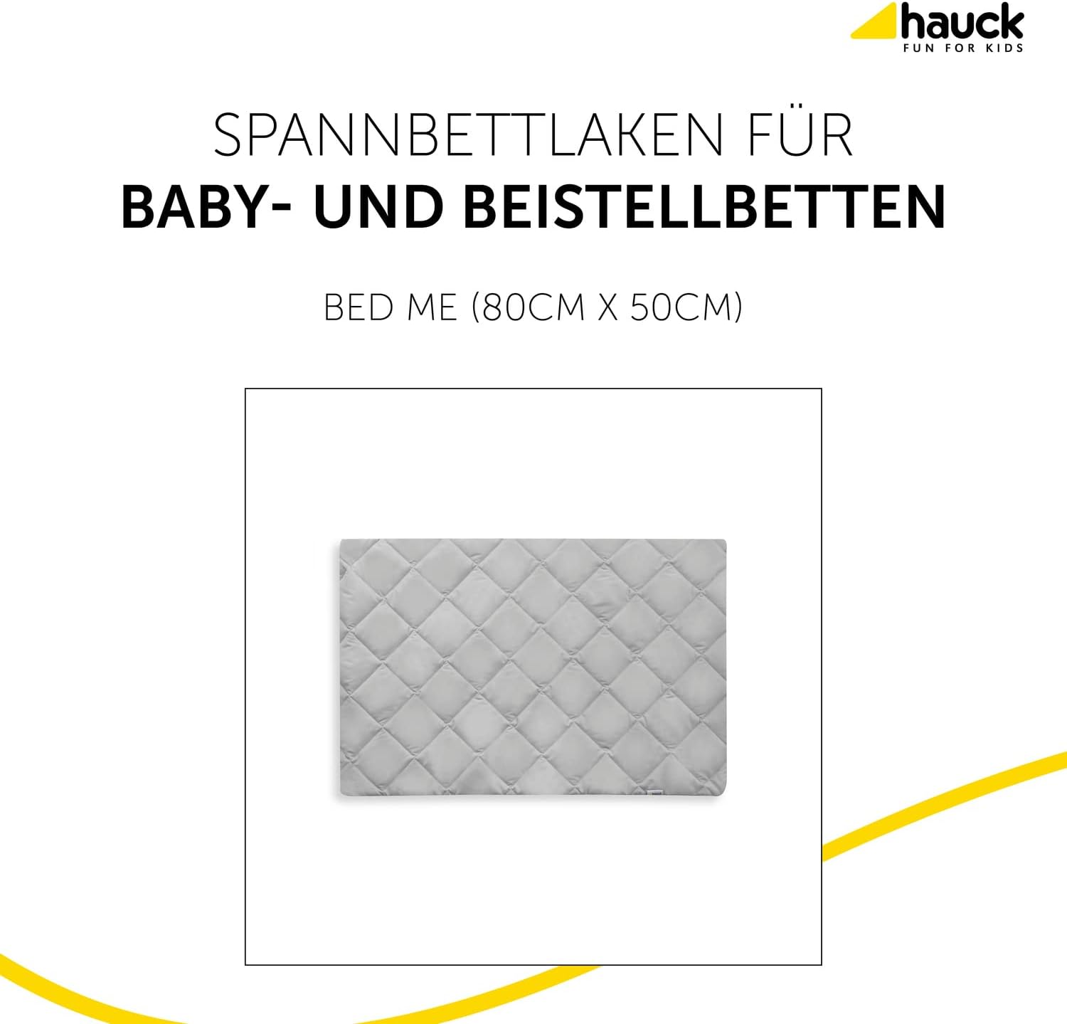 Hauck - travel cot accessories Bed Me 80x50 cm - Grey