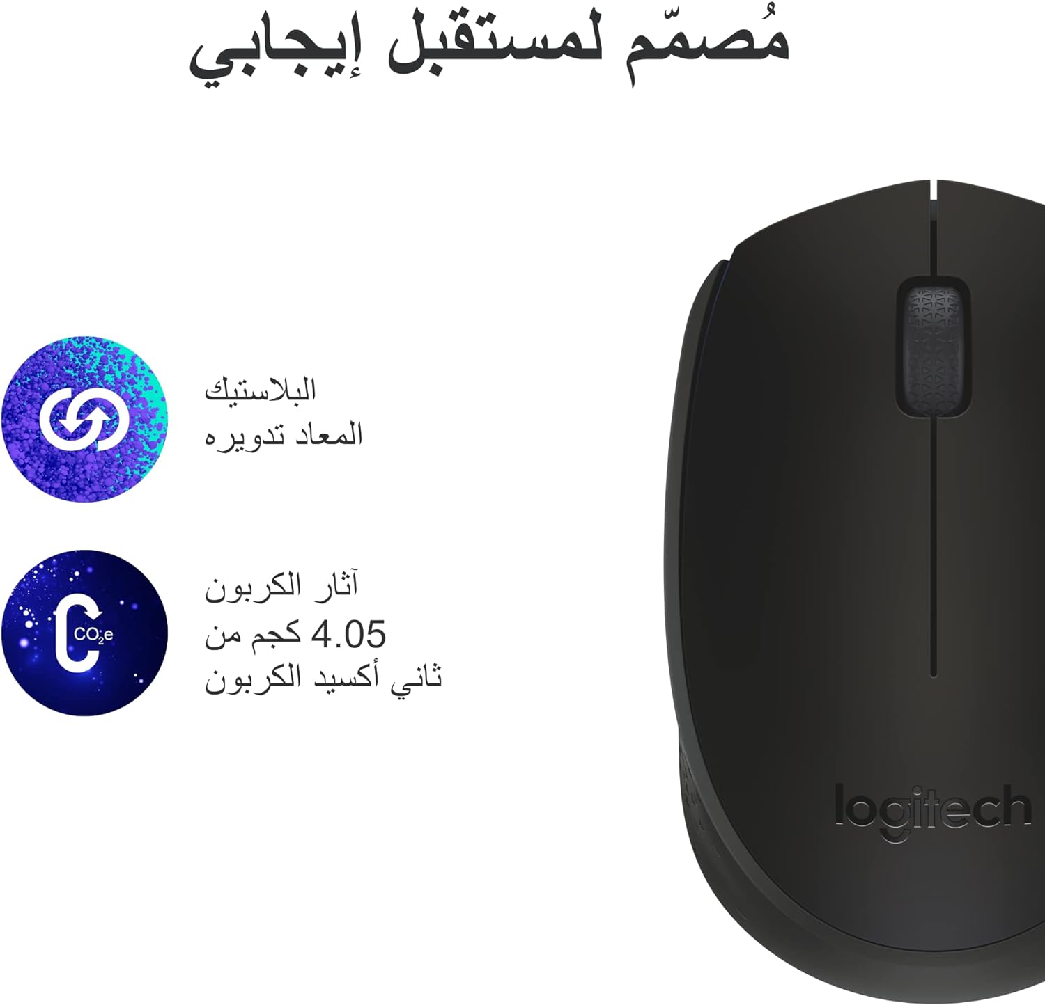 Logitech M171 Wireless Mouse for PC, Mac, Laptop, 2.4 GHz with USB Mini Receiver, Optical Tracking, 12-Months Battery Life, Ambidextrous - Rose, One Size