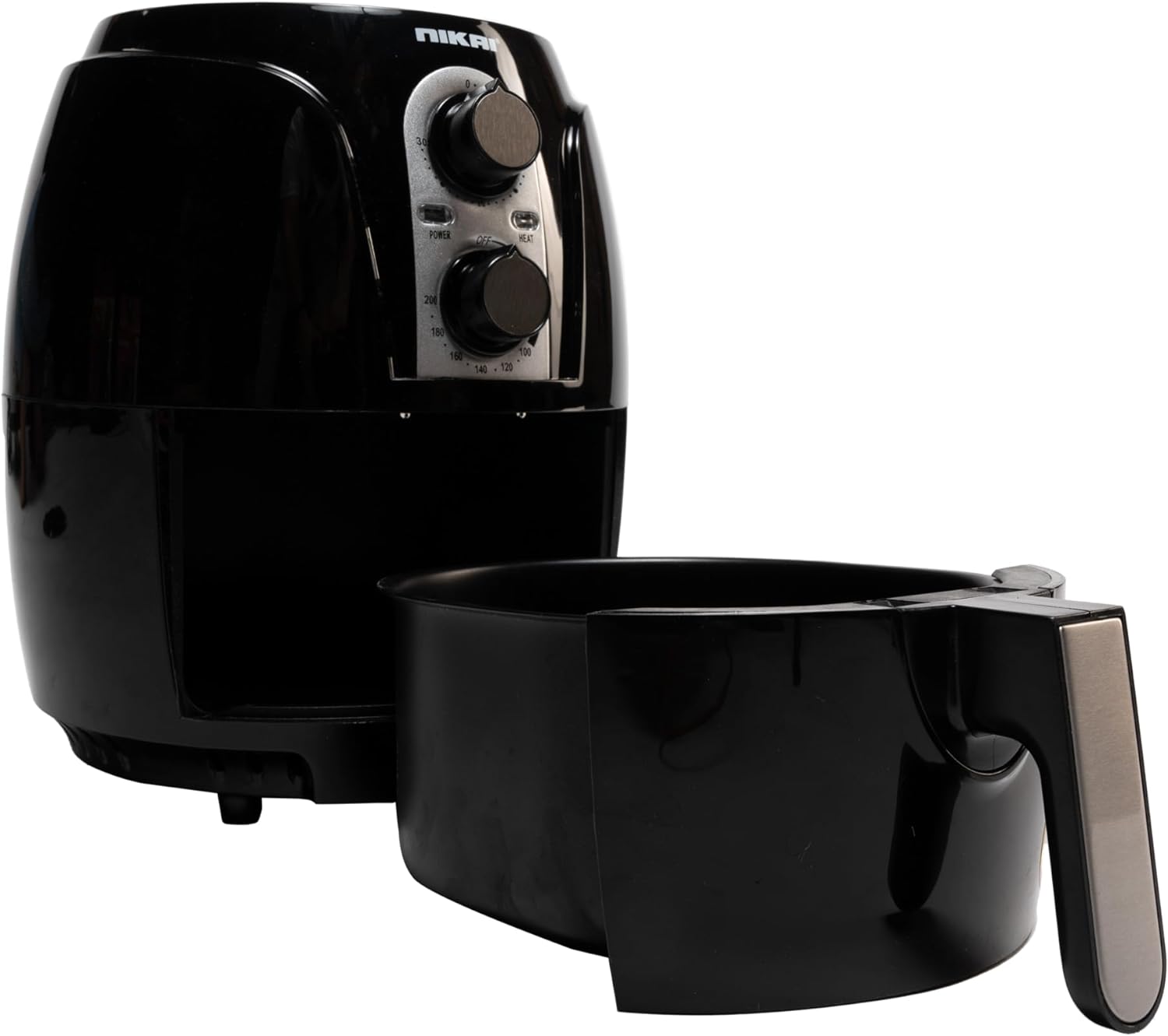 Nikai 3 Liter Air Fryer |1100-1300W|50/60Hz|Black Model No NAF2501M, min 2 yrs warranty