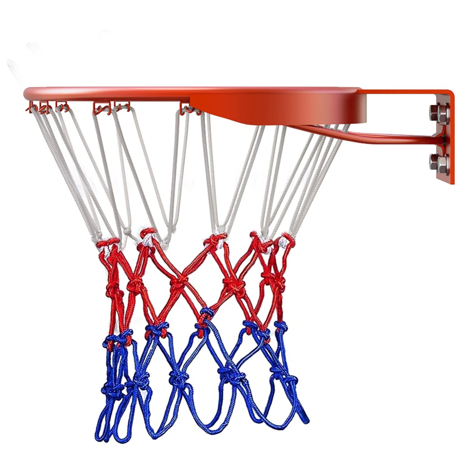 Basketball Hoop Net Ring Wall Mounted Outdoor Hanging Basket, 45 cm