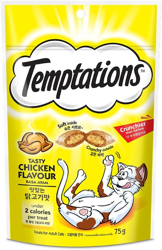 Whiskas Temptations Tender Chicken, 75g