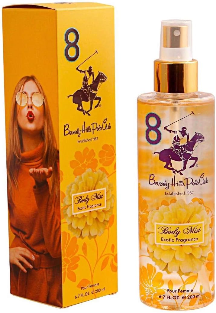 Beverly Hills Polo Club Premium Body Mist Exotic Fragrance No.8 (200Ml)