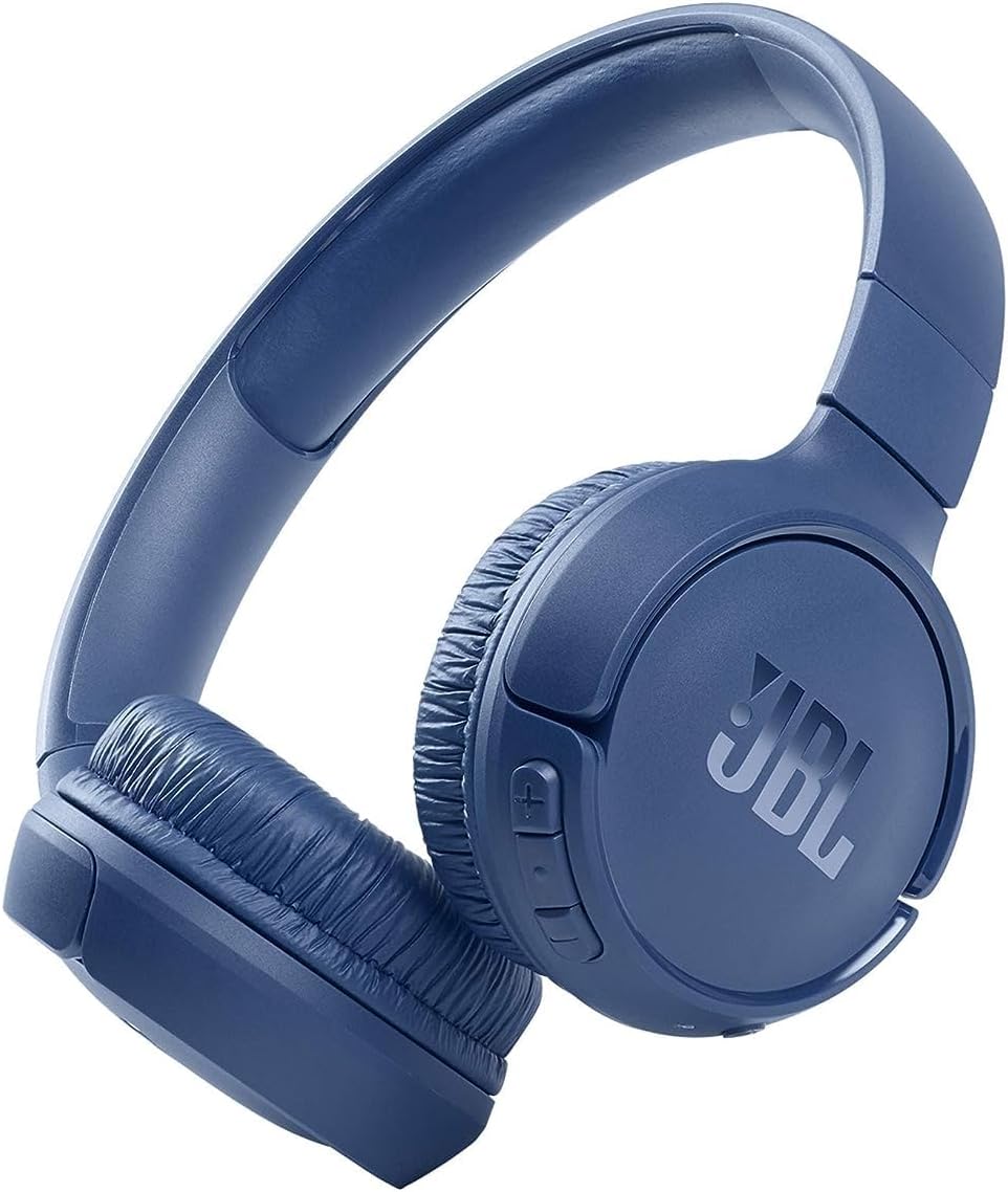 JBL T510 Tune Wireless On Ear Headphones - Blue