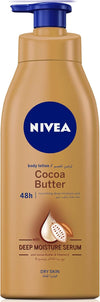 NIVEA Body Lotion Dry Skin, Cocoa Butter Vitamin E, 3x400ml