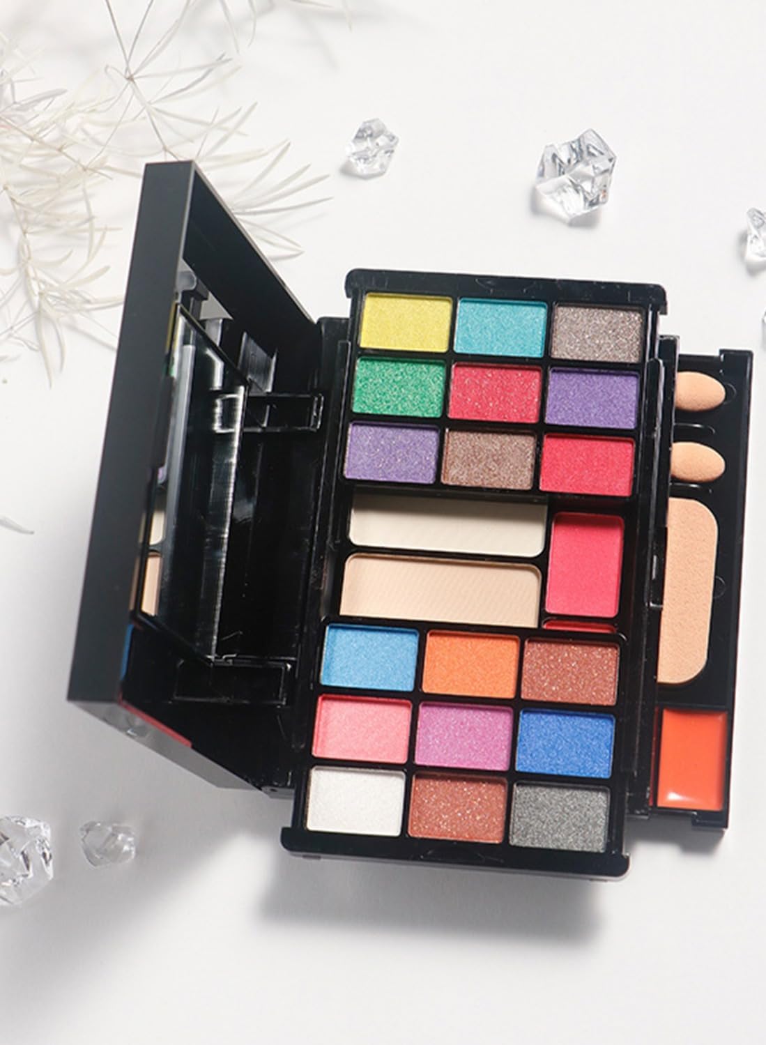 27 Colors Fantasy Different Makeup Box High-Quality Long Lasting Easy to Apply All In One Makeup Gift Set Great Eye Shadow Set Multicolor 1 Pcs