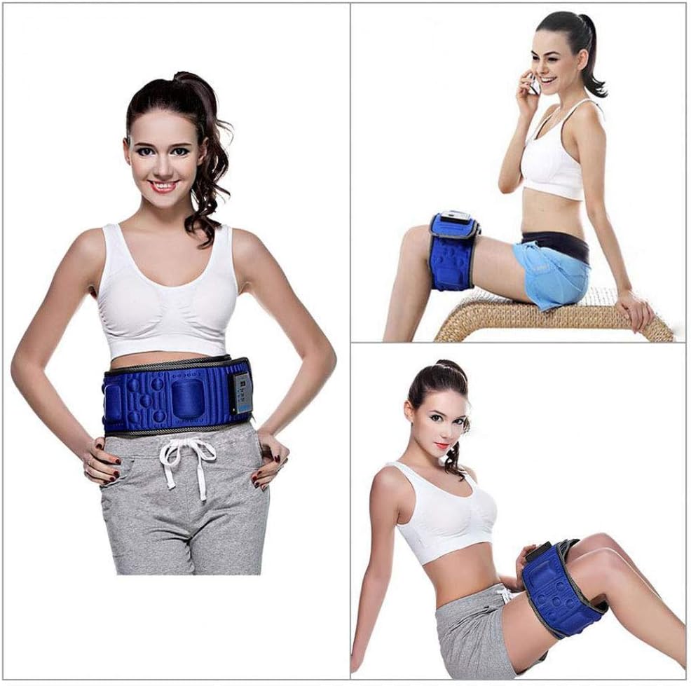 TreasureLandNewCity 395 Electric Slimming Belt Vibration Charge Waist Massager for Women and Men