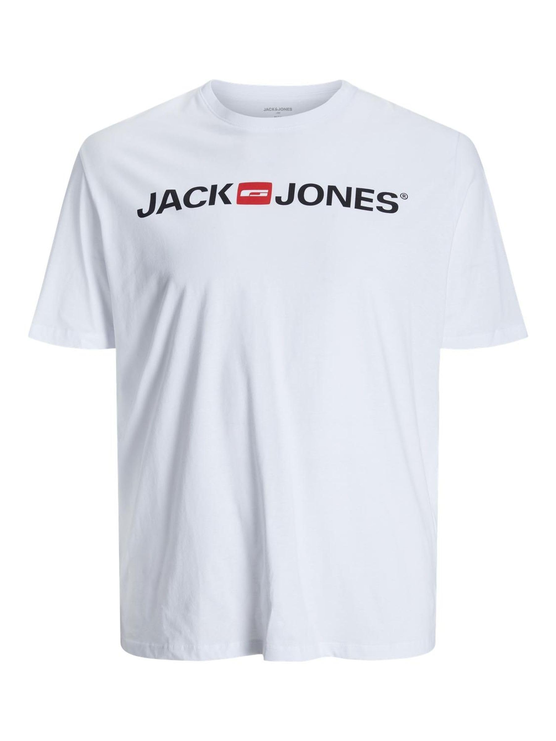 Jack & Jones Mens Jjecorp Logo Tee Ss Crew Neck Noos Slim Fit T-Shirt