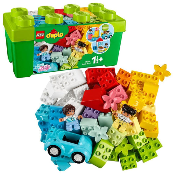 LEGO® DUPLO® Classic Brick Box 10913 Learning & Education Toys Set; Building Blocks Toy for Toddlers (65 Pieces)