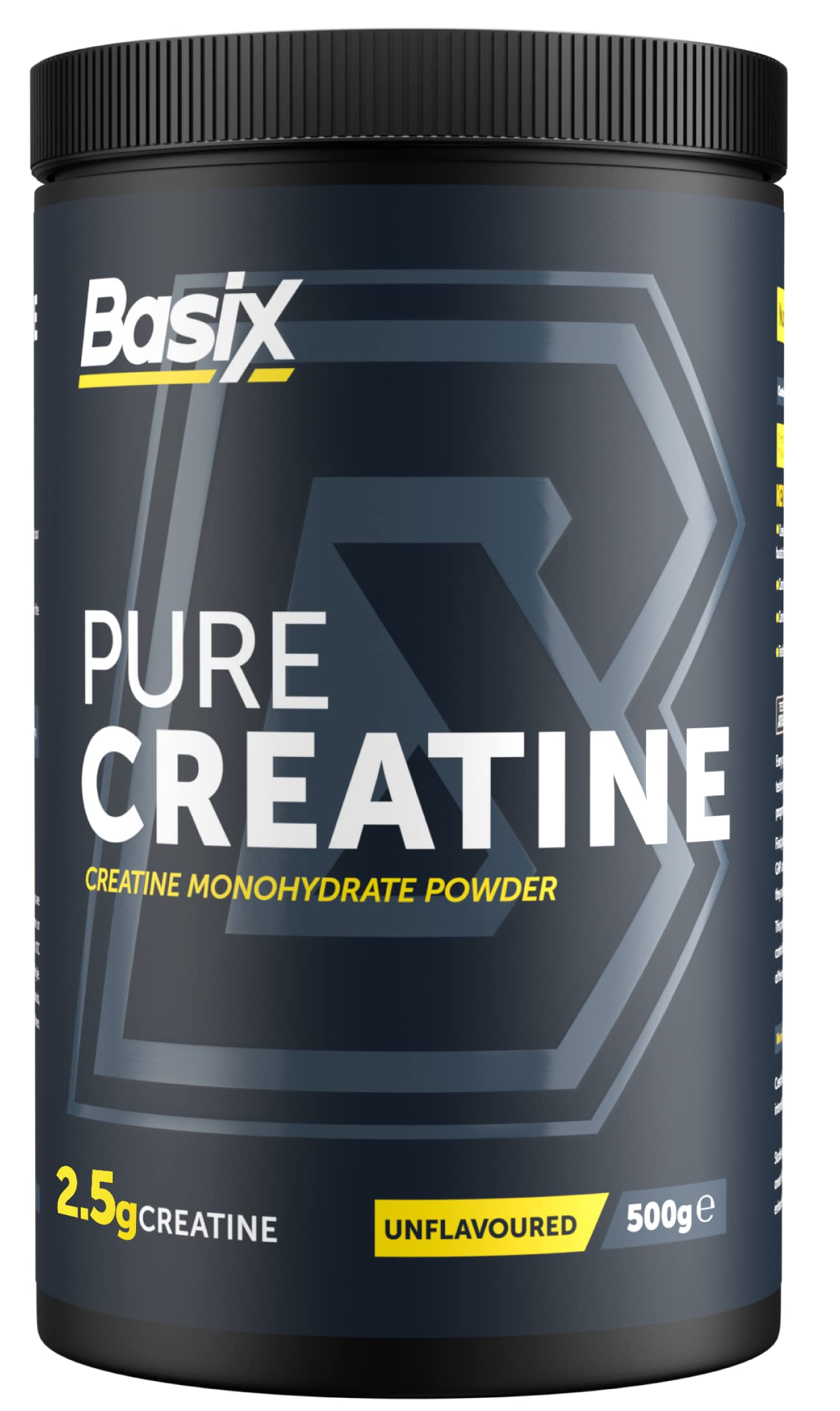 BASIX Pure Creatine Unflavored, 500 gm