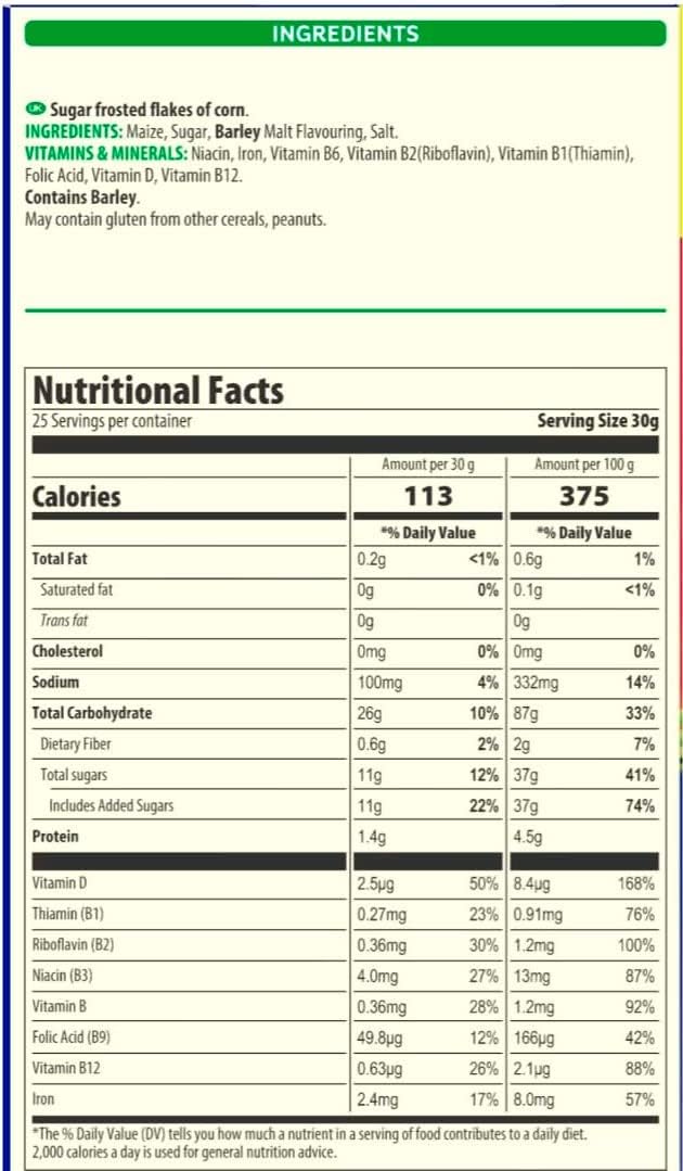 Kellogg'S Frosties, 750G, Yellow