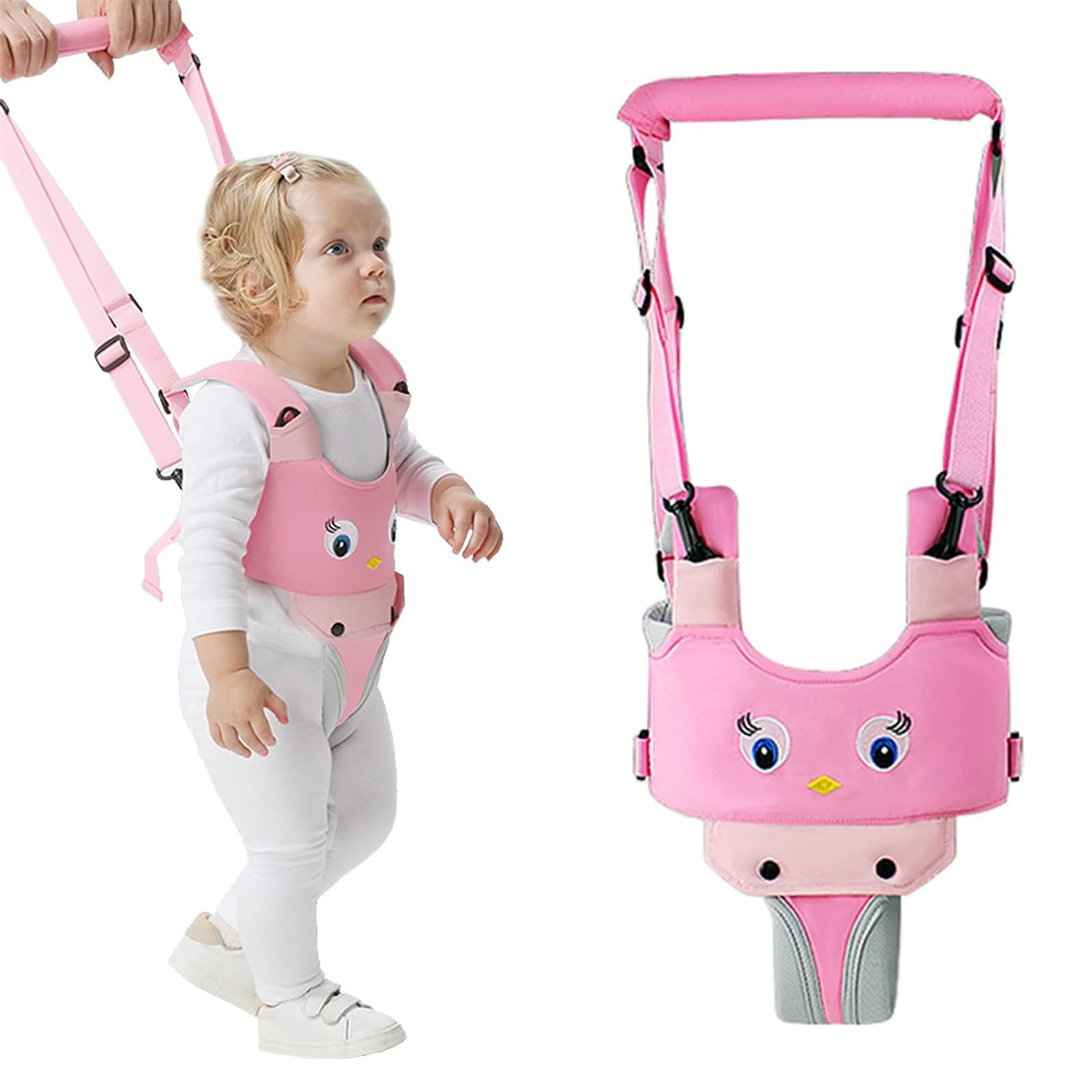 Joyzzz Baby Walking Harness, Baby Harness, Handheld Kids Walker Helper, Kids Walker Helper, Baby Walker Harness for Adjustable, Toddler Walking Harness for 6-36 Months Baby Infant Toddler Kids