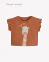 Gingersnaps Baby-Girls IGTS0517 Stand Tall Graphic Tee