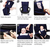 XICEN Easy Seat Portable Travel High Chair Safety Washable Cloth Harness for Infant Toddler Feeding with Adjustable Straps Shoulder Belt (Blue)