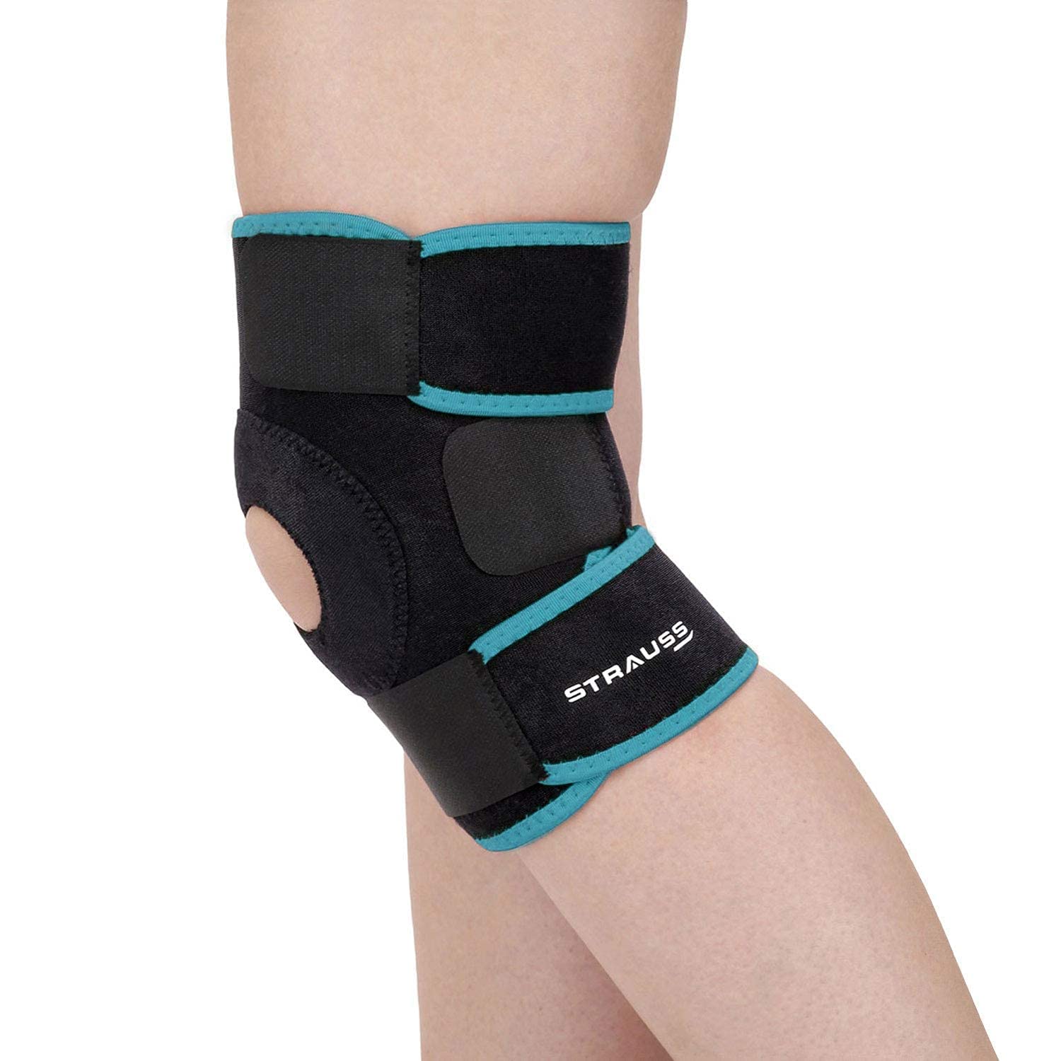 Knee Support Patella, (Black/Blue）