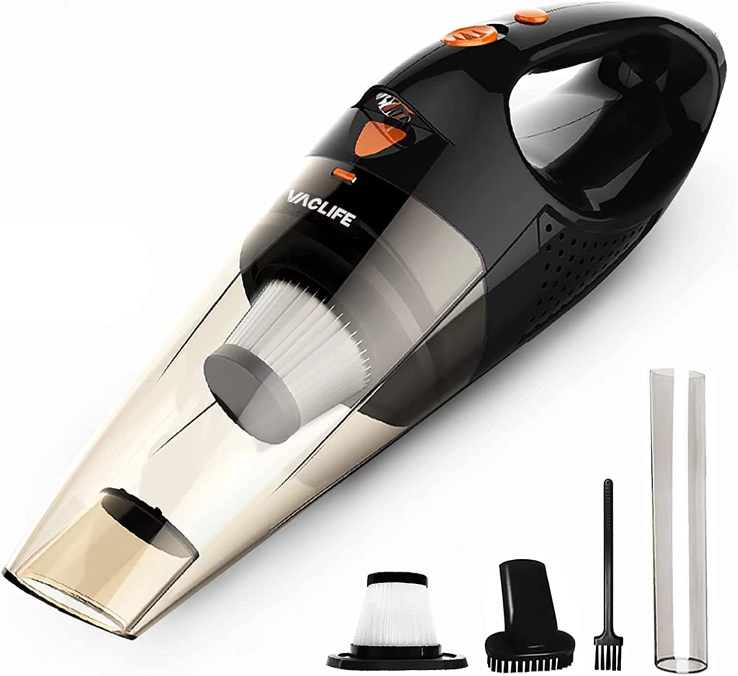 VacLife Handheld Vacuum, Car Vacuum Cleaner Cordless, Orange (VL189)