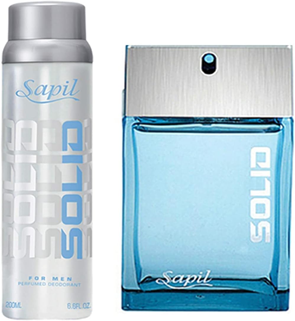 Sapil Men's Solid Perfume Set (Edt 100ml & Deo 150ml)