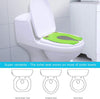 PandaEar Toilet Seat Cover | Folding Travel Toilet Seat for Children and Potty Training | Portable Silicone Toilet Seat for Toddlers, Boys & Girls with Non-Slip Silicone Pads | Recyclable Toilet Seat