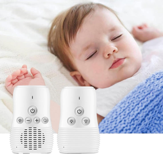 Audio Baby Monitor, DMG Wireless Rechargable Baby Care Monitor, Two Way Talk, Baby Walkie Talkie, High Sensitivity Microphone and Speaker with Night Light