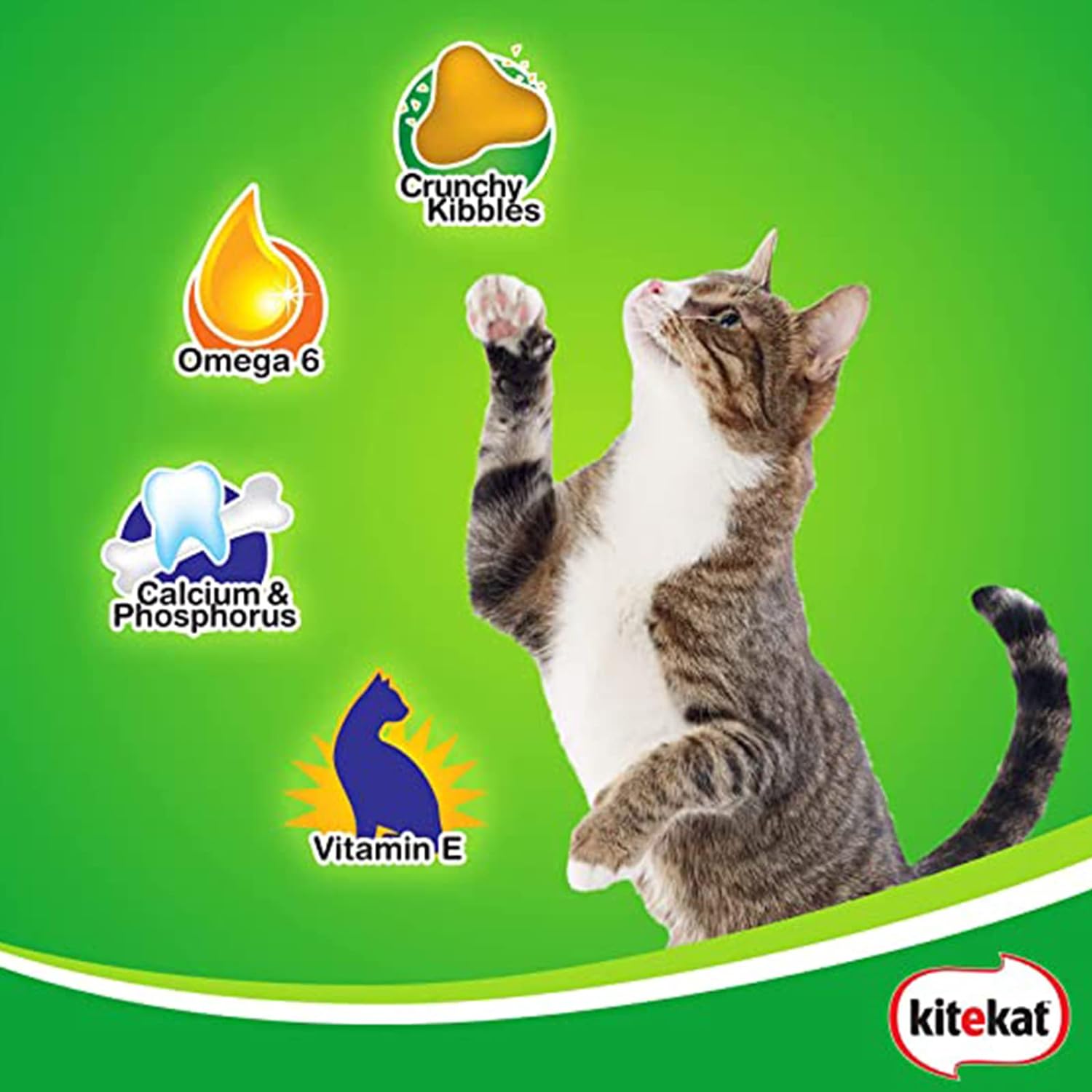 Kitekat Mackerel Flavor Dry Cat Food, 7 Kg