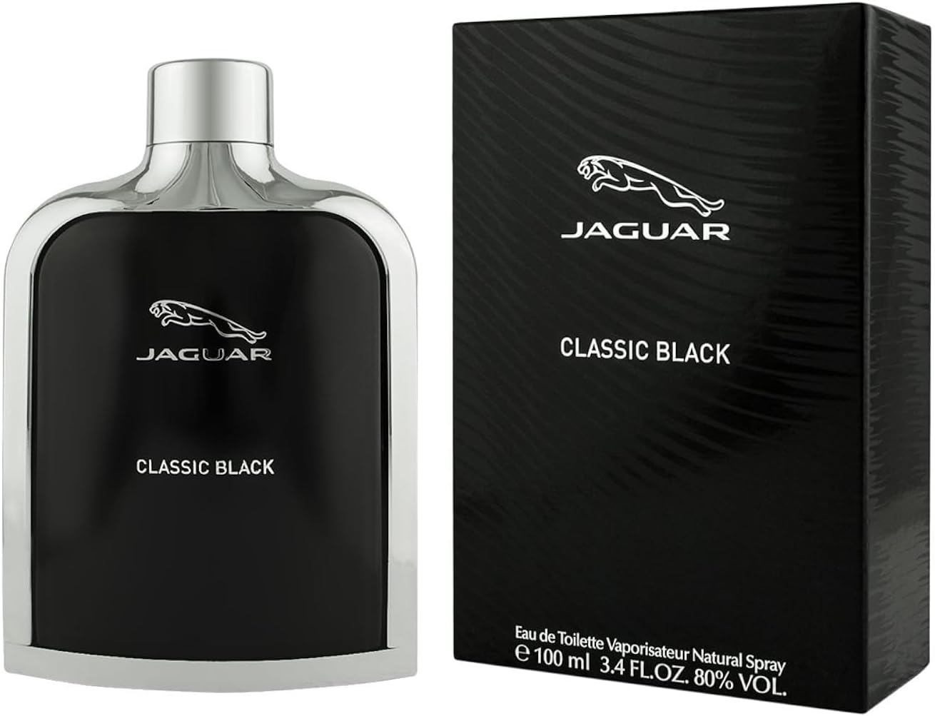 Classic Black by Jaguar for Men - Eau de Toilette, 100ml