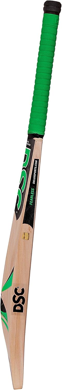 DSC Condor Scud Kashmir Willow Cricket Bat for Leather Ball | Size-6 | Light Weight | Ready to Play| Free Cover|