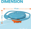 Baby Gyro Bowl 360 Dgree Rotation Spill Resistant Gyroscopic Bowl with Lid Toy Tableware for Kids Toddlers