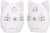 Eacam Wireless Audio Baby Monitor Talk Back Long Range Transmission VOX Mode Night Light Music Play Volume Adjustment Dual Power Supply