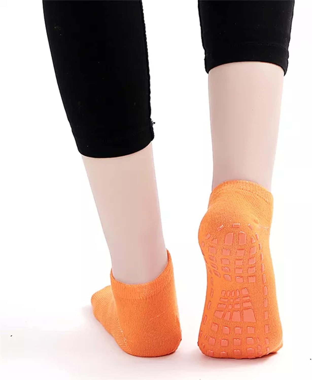 Sky-Touch Non Slip Yoga Socks With Grips Anti-Slip Sock Trampoline Sock,Non-Slip Floor Socks Pure Cotton Yoga Socks, Breathable Short Socks Elasticity Sport For Parent-Child Socks