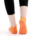 Sky-Touch Non Slip Yoga Socks With Grips Anti-Slip Sock Trampoline Sock,Non-Slip Floor Socks Pure Cotton Yoga Socks, Breathable Short Socks Elasticity Sport For Parent-Child Socks