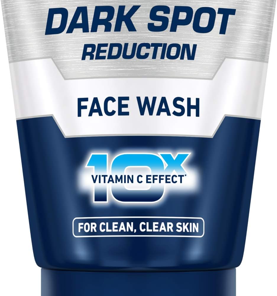 NIVEA Men Face Wash, Dark Spot Reduction, for Clean & Clear Skin with 10x Vitamin C Effect, 100 g