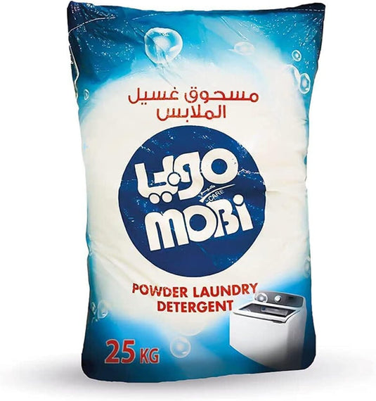 Mobi Laundry Detergent Powder for Semi-Automatic Top Load 25 kg