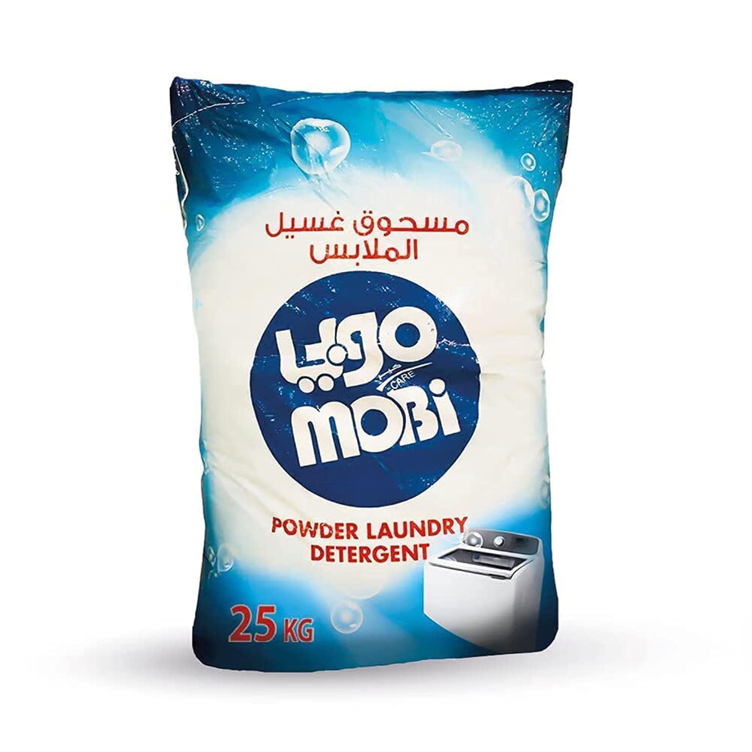 Mobi Laundry Detergent Powder for Semi-Automatic Top Load 25 kg