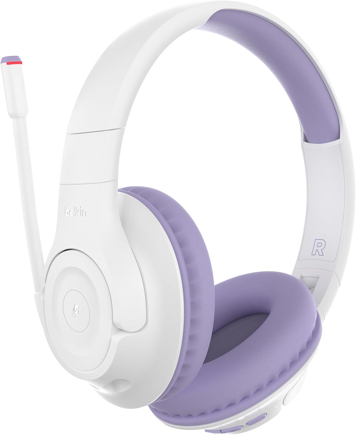 Belkin SoundForm Mini Kids Wireless Headphones with Built in Microphone, On Ear Headsets Girls and Boys For Online Learning, School, Travel Compatible with iPhones, iPads, Galaxy and more - Blue