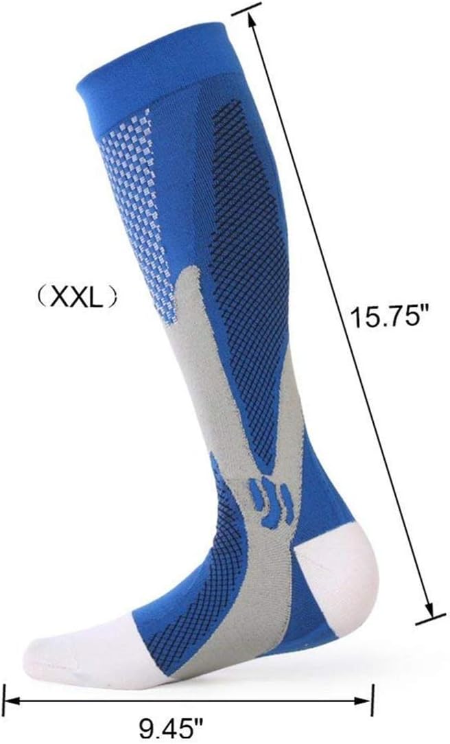 1 Pair Compression Socks For Men Athletic Football Socks