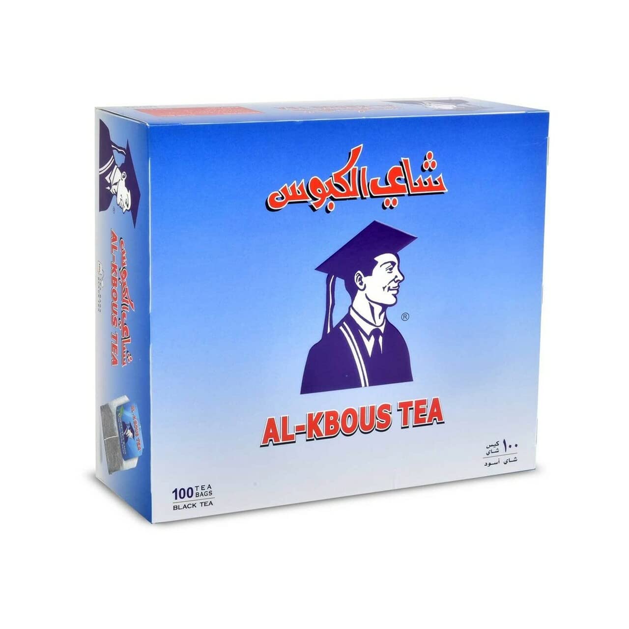 Al-Kbous Tea Black Tea, 100 Bags - Pack Of 1