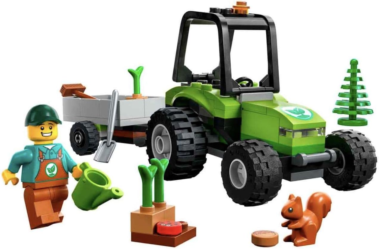 LEGO® City Park Tractor 60390 Building Blocks Toy Car Set; Toys for Boys, Girls, and Kids (86 Pieces)