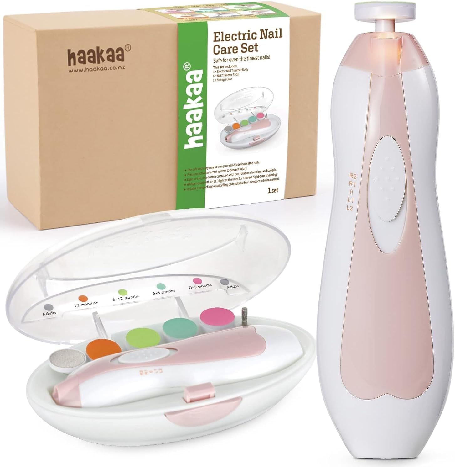 Haakaa Electric Baby Nail Care Set