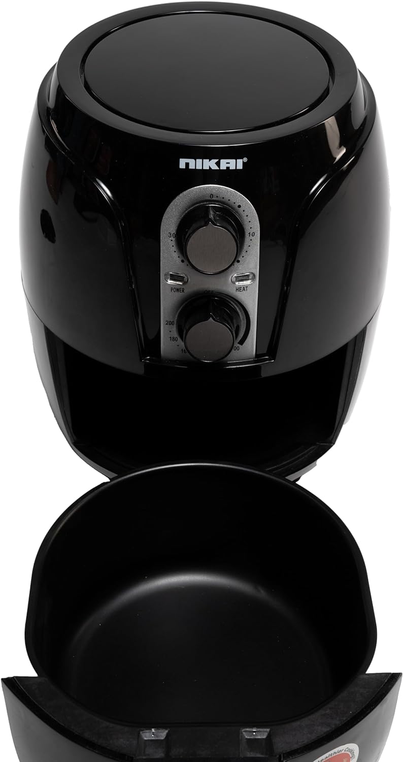 Nikai 3 Liter Air Fryer |1100-1300W|50/60Hz|Black Model No NAF2501M, min 2 yrs warranty