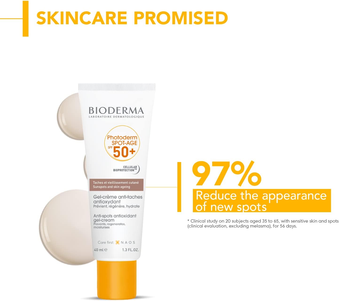 Bioderma Photoderm Spot-Age Spf 50 Antioxidant Dry Touch Sunscreen, 40Ml