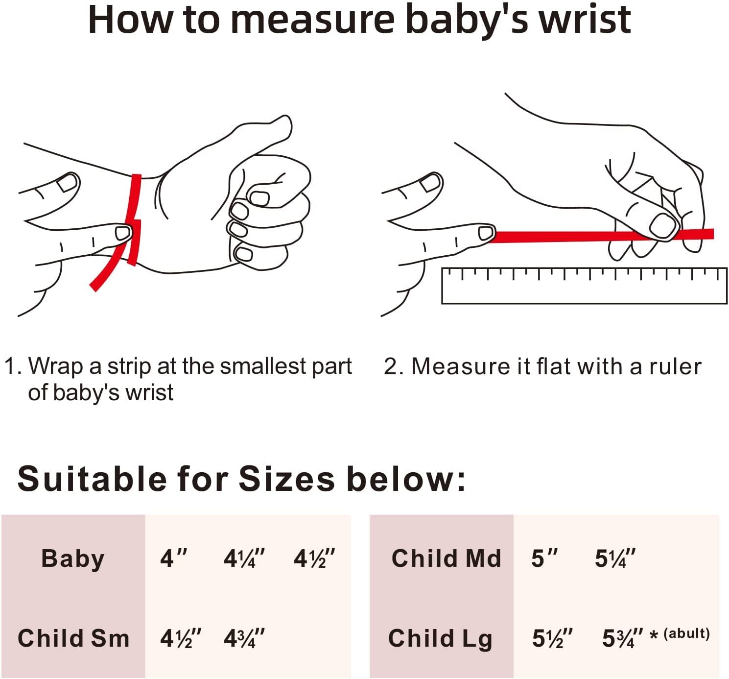 Thumb Sucking Stop - 1-3 Years Old Baby - Adjustable Thumb Guard for Thumb Sucking Silicone Thumb Sucking Treatment Kit for 3-36 Months Baby, Maximum for 1.95”-1.5" Wide Wrist