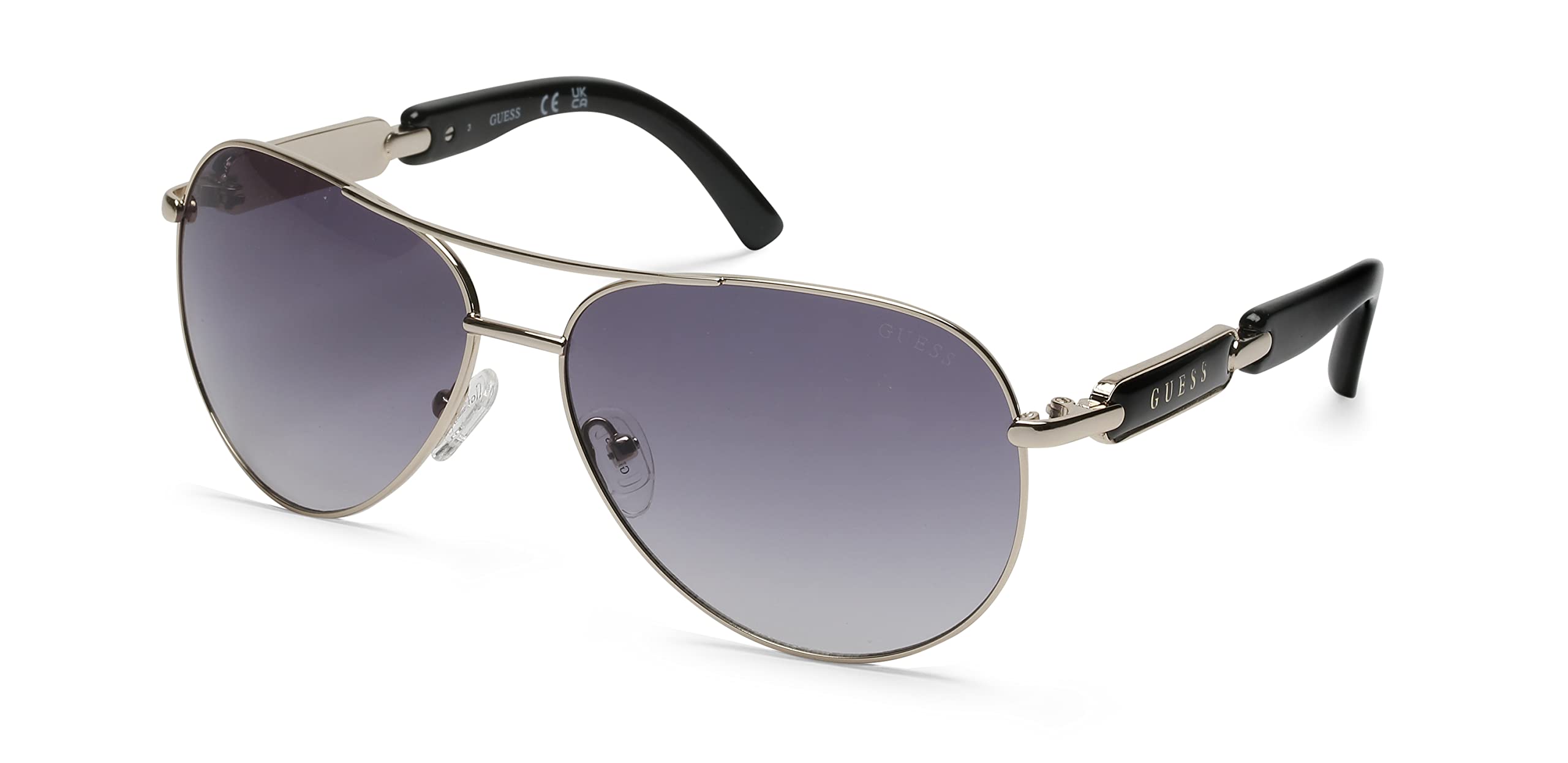 GUESS Men's Metal Sunglasses Pilot