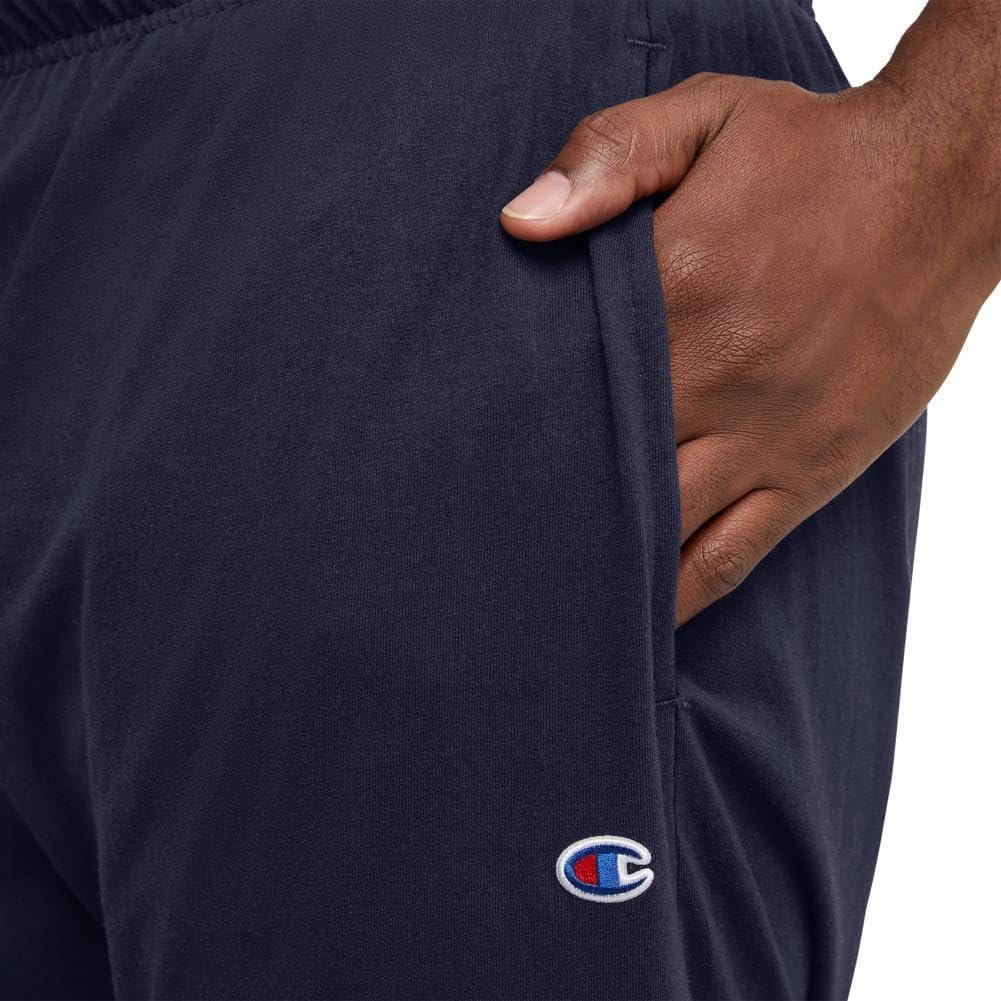 Champion Men's Open Bottom Light Weight Jersey Sweatpant