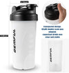 Shaker Bottle for Protein Mixes BPA-Free Leak Proof Water Blender Cup 700ml Gym