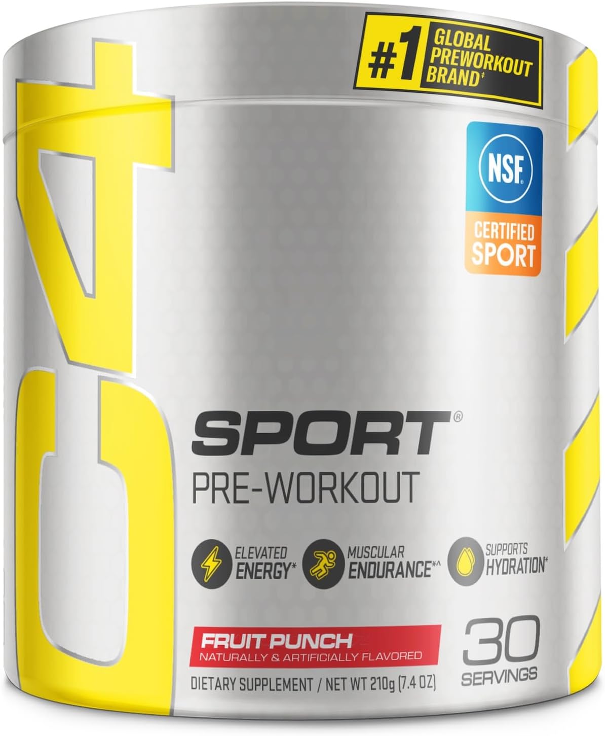 Cellucor C4 Sport Pre-Workout Fruit Punch (7.4oz, 210g)