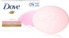Dove Moisturising Soap Bar Nourishing formula for all skin types, Pink With ¼ moisturising cream, 125G - Pack of 6
