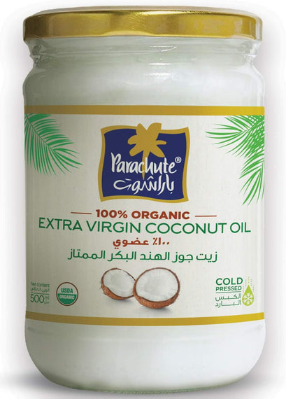 Parachute 100% Organic Extra Virgin Coconut Oil - 500Ml