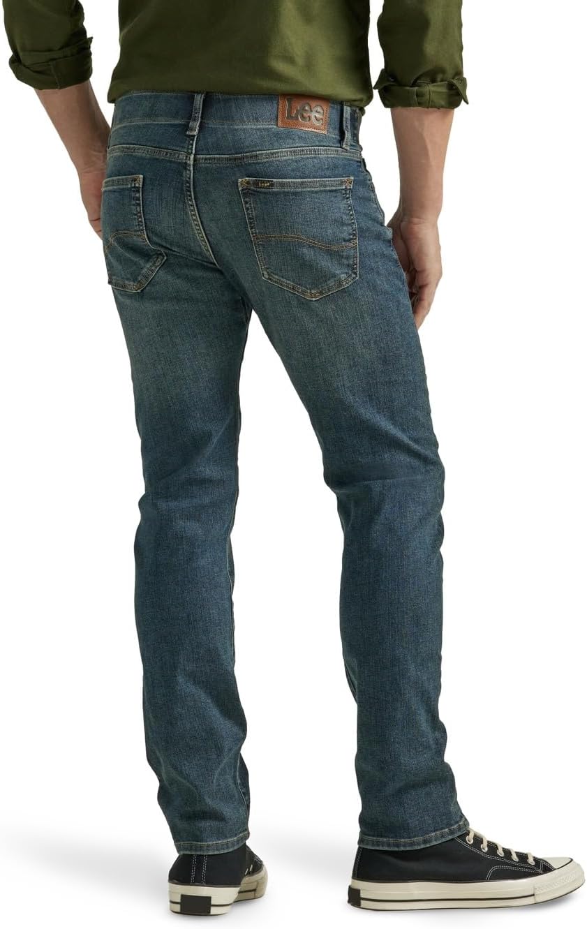 LEE mens Extreme Motion Slim Straight Jean Jeans